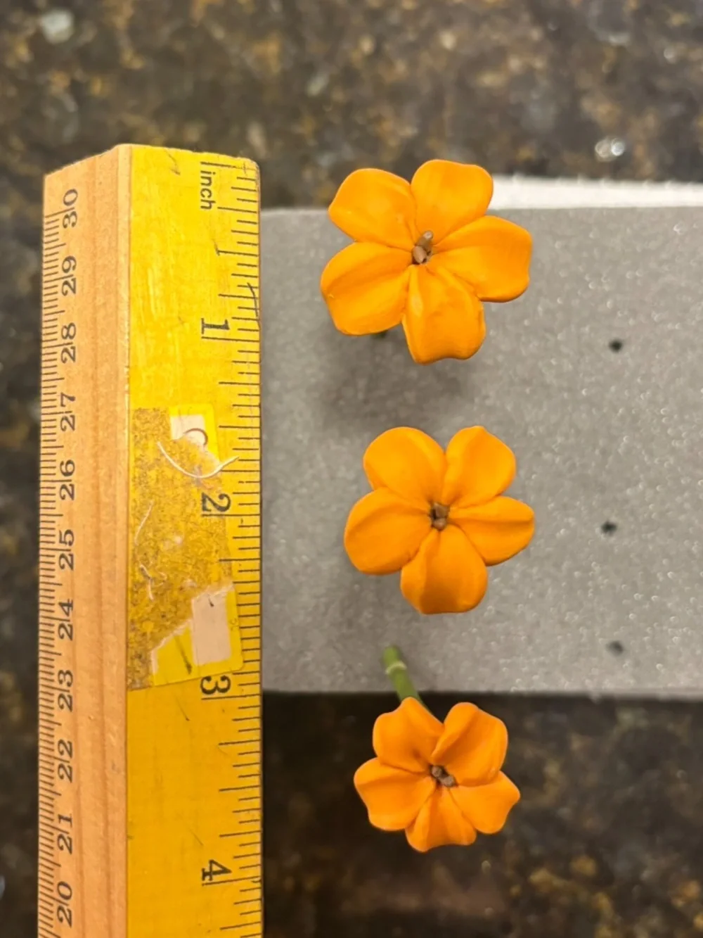 Handmade Clay Puakenikeni Hair Picks
